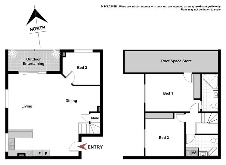 Floorplan of Homely apartment listing, 13/11 Fawkner Street, Braddon ACT 2612