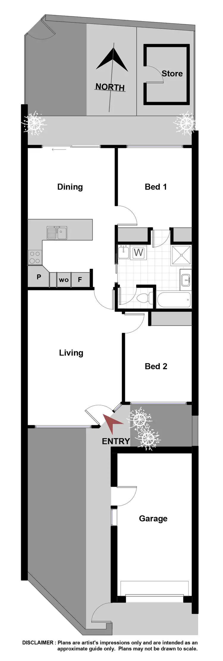 Floorplan of Homely apartment listing, 8/21 Jessup Place, Phillip ACT 2606