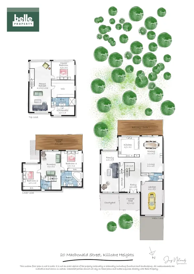Floorplan of Homely house listing, 20 Macdonald Street, Killcare Heights NSW 2257