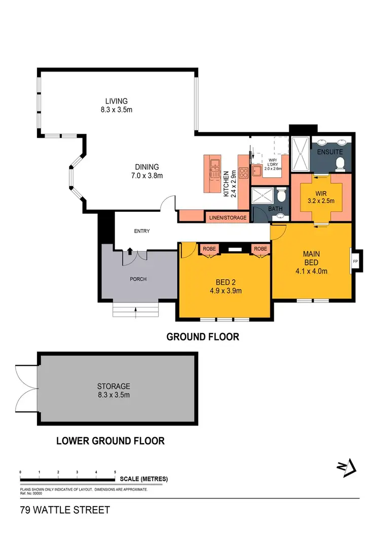 Floorplan of Homely house listing, 79 Wattle Street, Bendigo VIC 3550