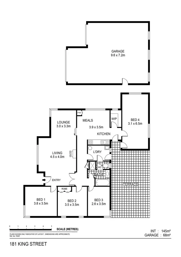 Floorplan of Homely house listing, 181 King Street, Bendigo VIC 3550