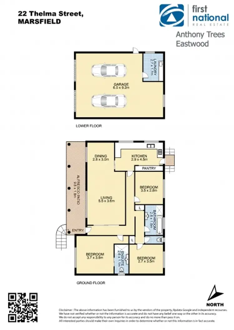 Floorplan of Homely house listing, 22 Thelma Street, Marsfield NSW 2122
