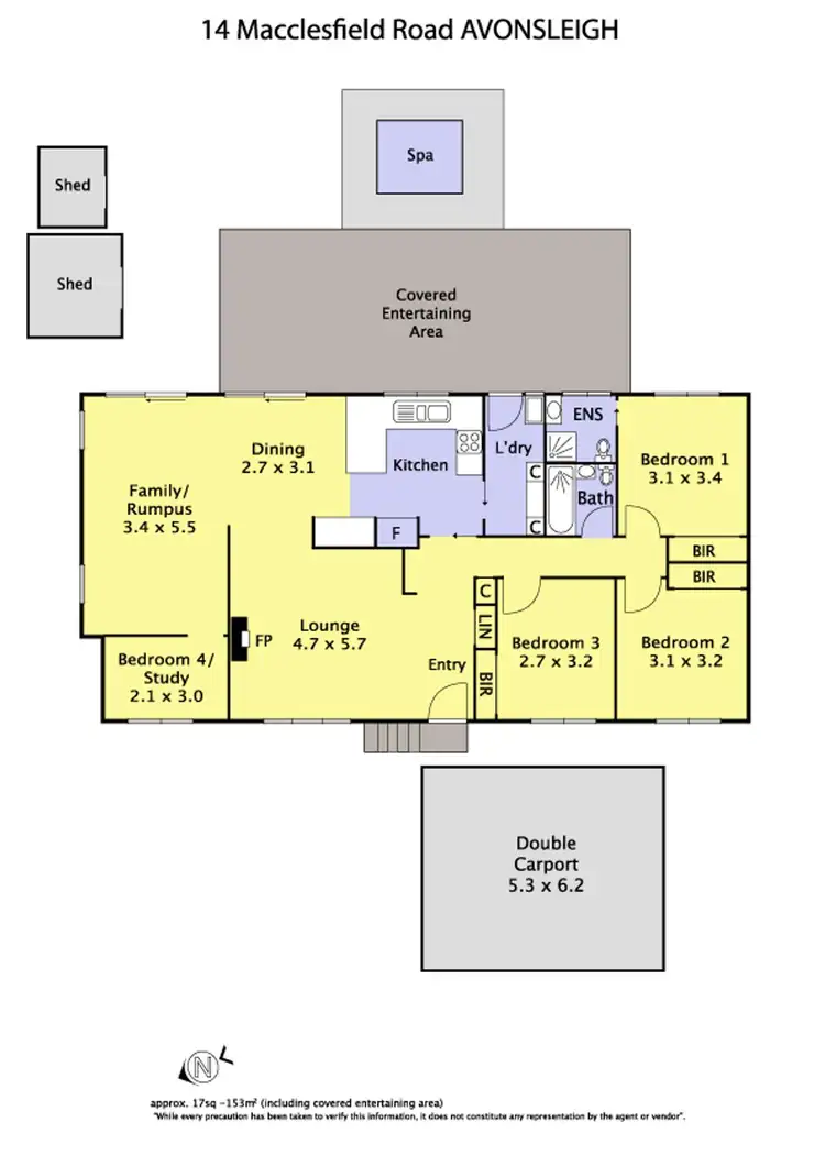 Floorplan of Homely house listing, 14 Macclesfield Road, Avonsleigh VIC 3782
