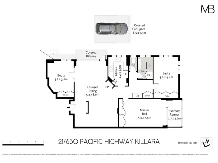 Floorplan of Homely unit listing, 21/650 Pacific Highway, Killara NSW 2071