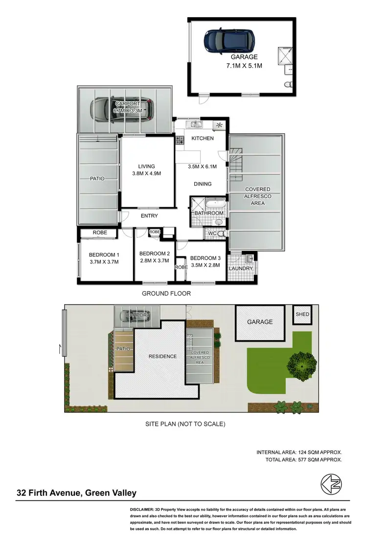 Floorplan of Homely house listing, 32 Firth Avenue, Green Valley NSW 2168