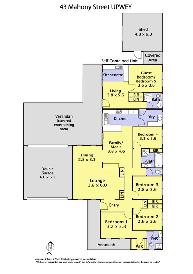 Floorplan of Homely house listing, 43 Mahony Street, Upwey VIC 3158