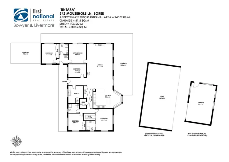Floorplan of Homely rural property listing, 342 Mousehole Lane, Borenore VIA, Orange NSW 2800