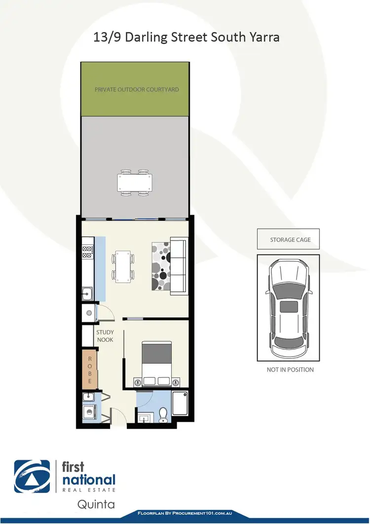 Floorplan of Homely apartment listing, 13/9 Darling Street, South Yarra VIC 3141