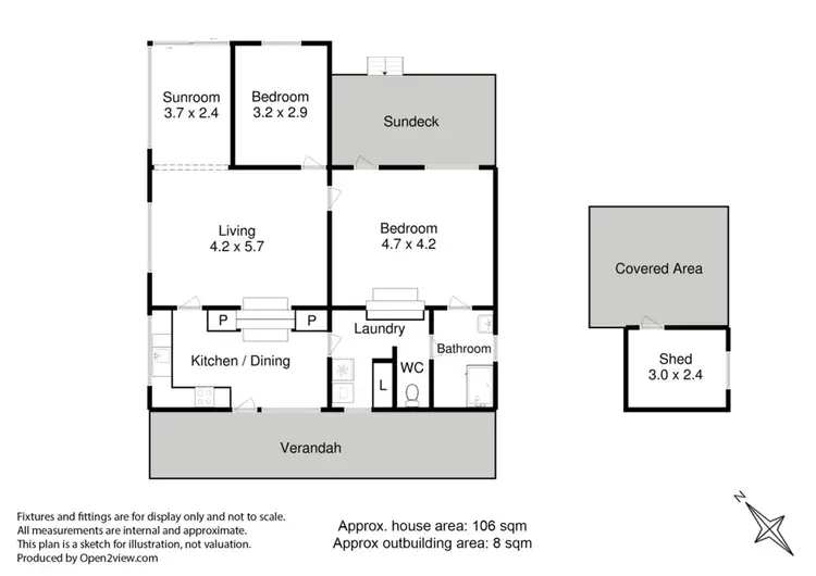 Floorplan of Homely house listing, 130 Glocks Road, Waterloo TAS 7109