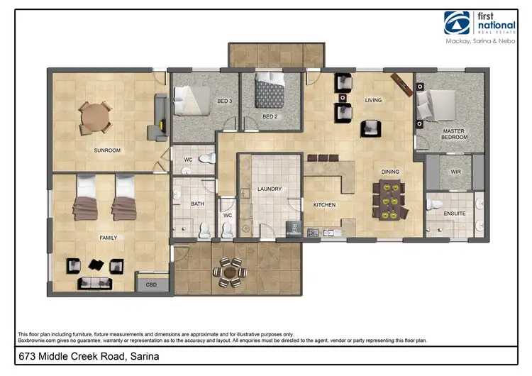 Floorplan of Homely rural property listing, 673 Middle Creek Road, Sarina QLD 4737