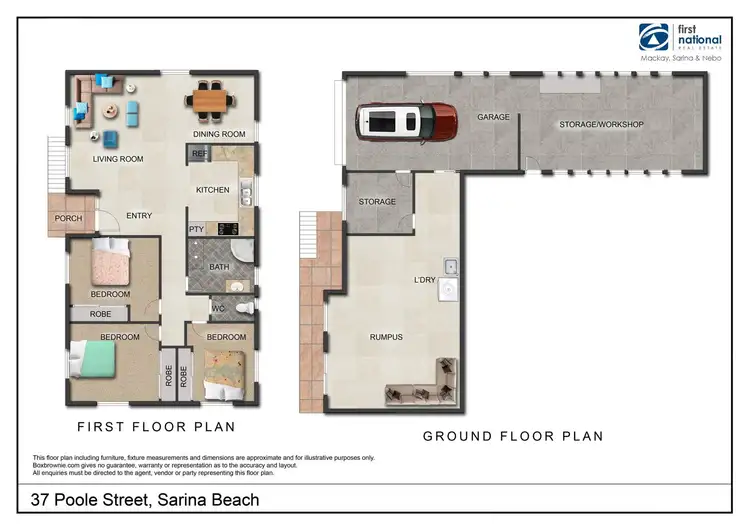 Floorplan of Homely house listing, 37 Poole Street, Sarina Beach QLD 4737