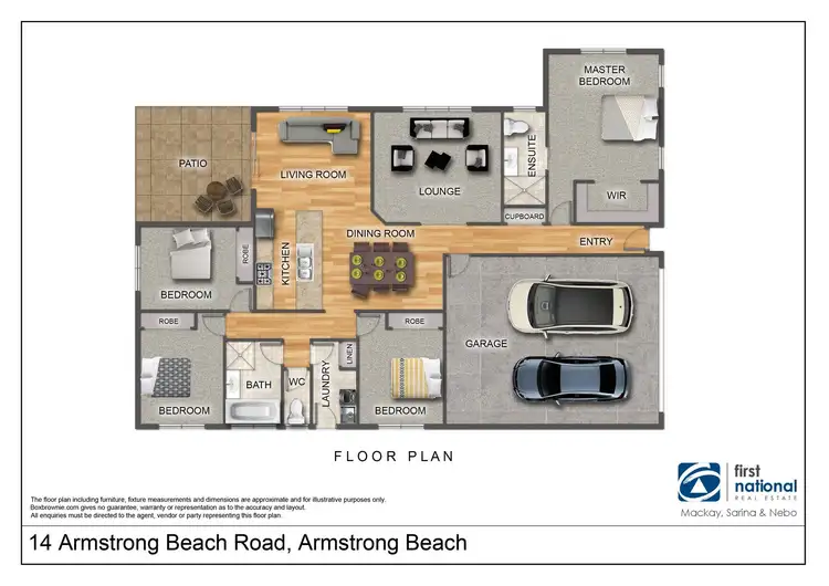 Floorplan of Homely house listing, 14 Armstrong Beach Road, Armstrong Beach QLD 4737