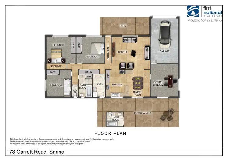 Floorplan of Homely rural property listing, 73 Garrett Road, Alligator Creek QLD 4740