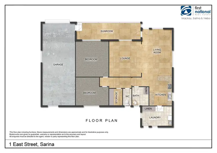 Floorplan of Homely house listing, 1 East Street, Sarina QLD 4737