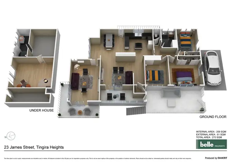 Floorplan of Homely house listing, 23 James Street, Tingira Heights NSW 2290