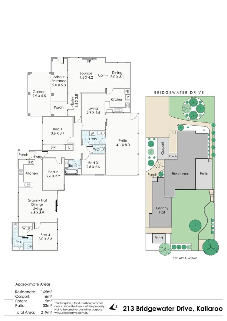 Floorplan of Homely house listing, 213 Bridgewater Drive, Kallaroo WA 6025