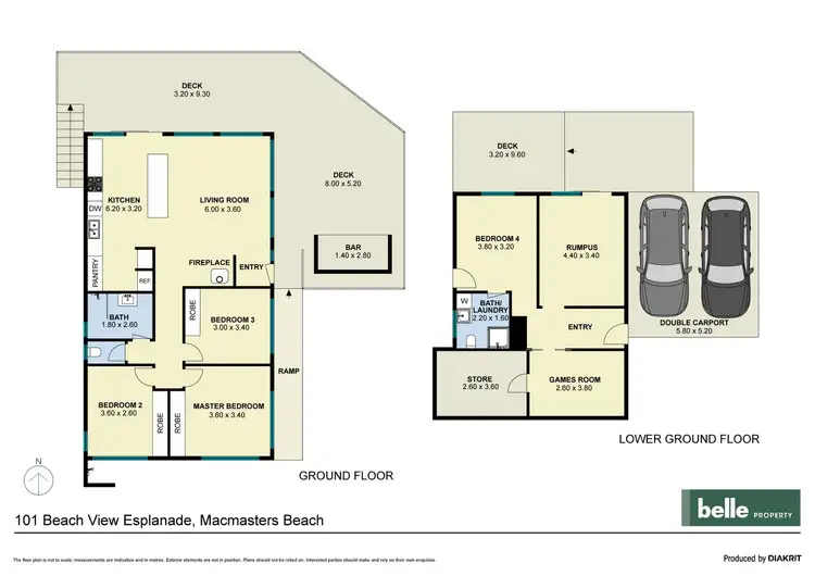 Floorplan of Homely house listing, 101 Beachview Esplanade, Macmasters Beach NSW 2251