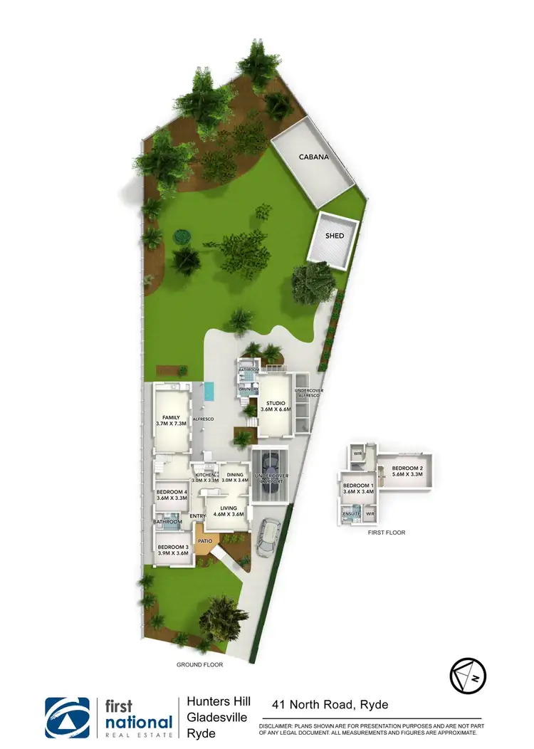 Floorplan of Homely house listing, 41 North Road, Ryde NSW 2112