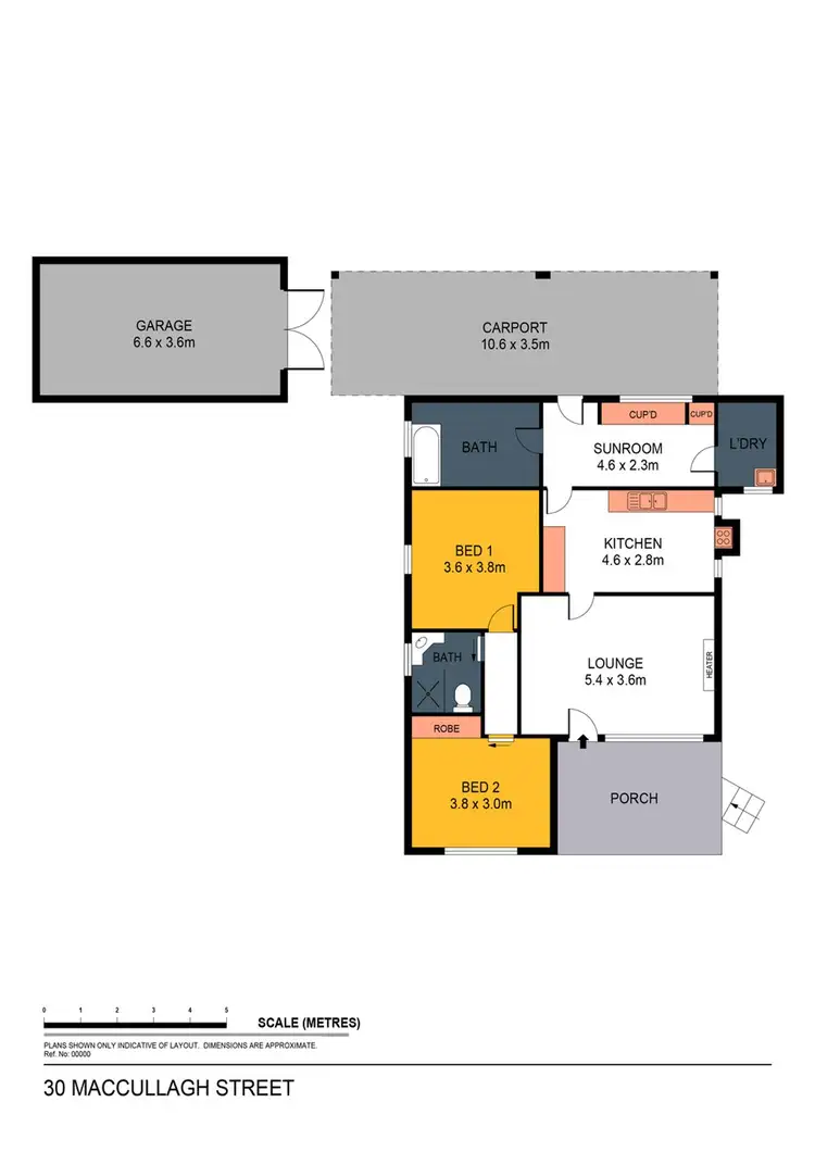 Floorplan of Homely house listing, 30 Maccullagh Street, Golden Gully VIC 3555