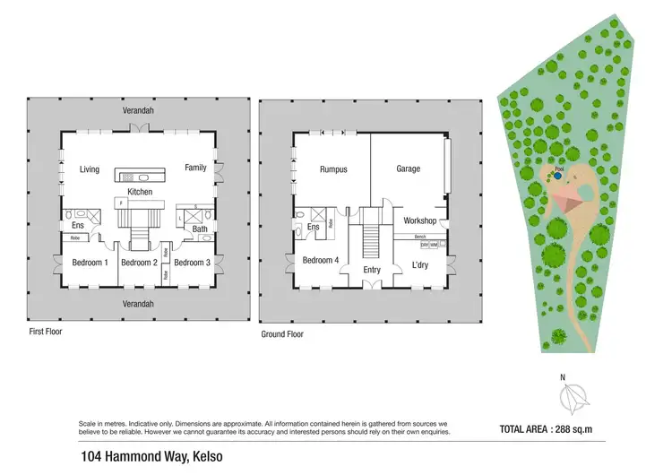 Floorplan of Homely house listing, 104 Hammond Way, Kelso QLD 4815