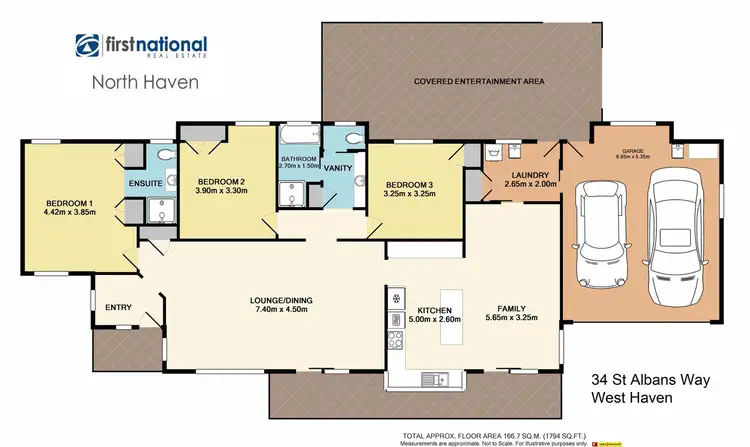 Floorplan of Homely house listing, 34 St Albans Way, West Haven NSW 2443