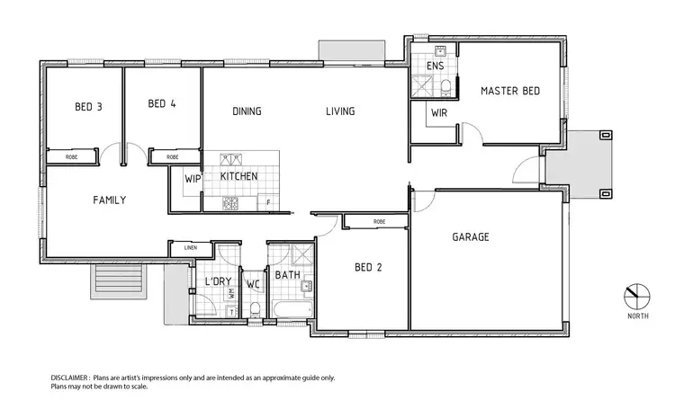 Floorplan of Homely house listing, 15B Gair Place, Wanniassa ACT 2903