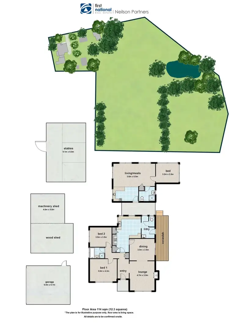 Floorplan of Homely rural property listing, 357 Army Road, Pakenham Upper VIC 3810