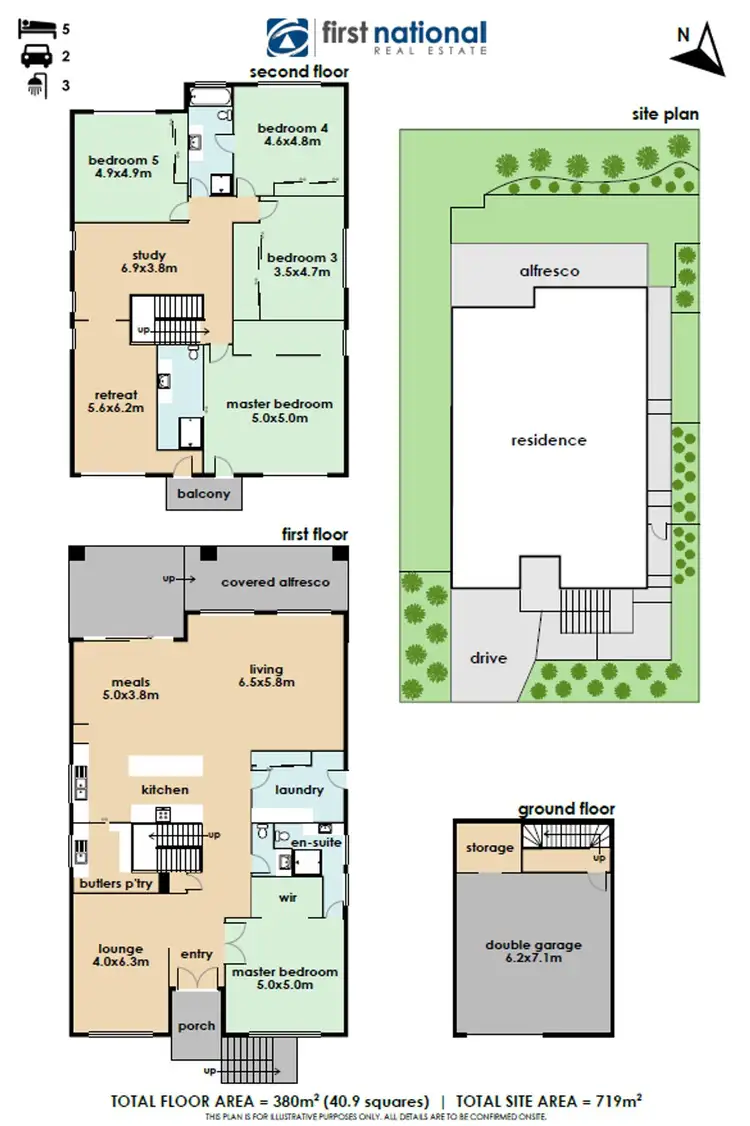 Floorplan of Homely house listing, 31 Montbrae Circuit, Narre Warren North VIC 3804