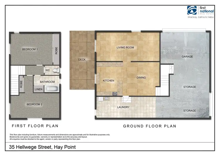 Floorplan of Homely house listing, 35 Hellwege Street, Hay Point QLD 4740