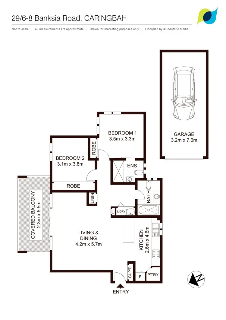 Floorplan of Homely apartment listing, 29/6-8 Banksia Road, Caringbah NSW 2229