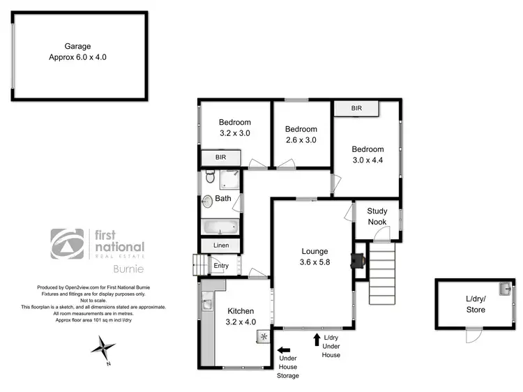 Floorplan of Homely house listing, 17 Wembley Street Lane, Brooklyn TAS 7320
