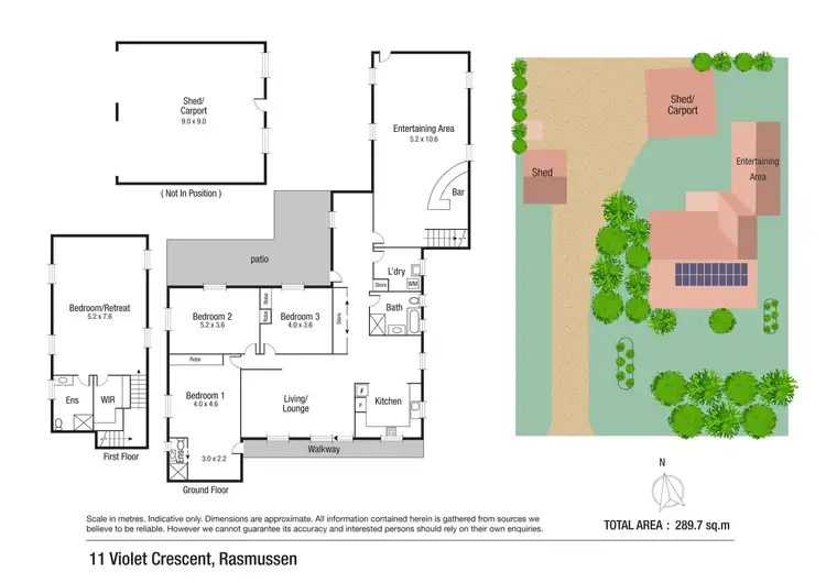 Floorplan of Homely house listing, 11 Violet Crescent, Rasmussen QLD 4815