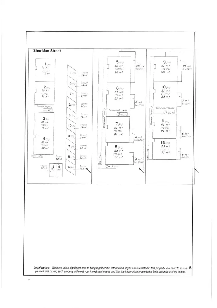 Floorplan of Homely unit listing, 6/195-197 Sheridan Street, Cairns North QLD 4870