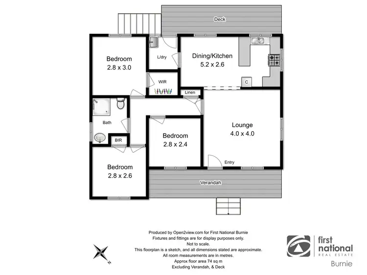 Floorplan of Homely house listing, 5 Ross Street, Montello TAS 7320