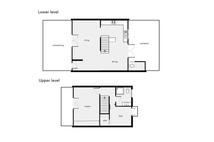Floorplan of Homely townhouse listing, 2/20-22 Corkill Street, Freshwater QLD 4870