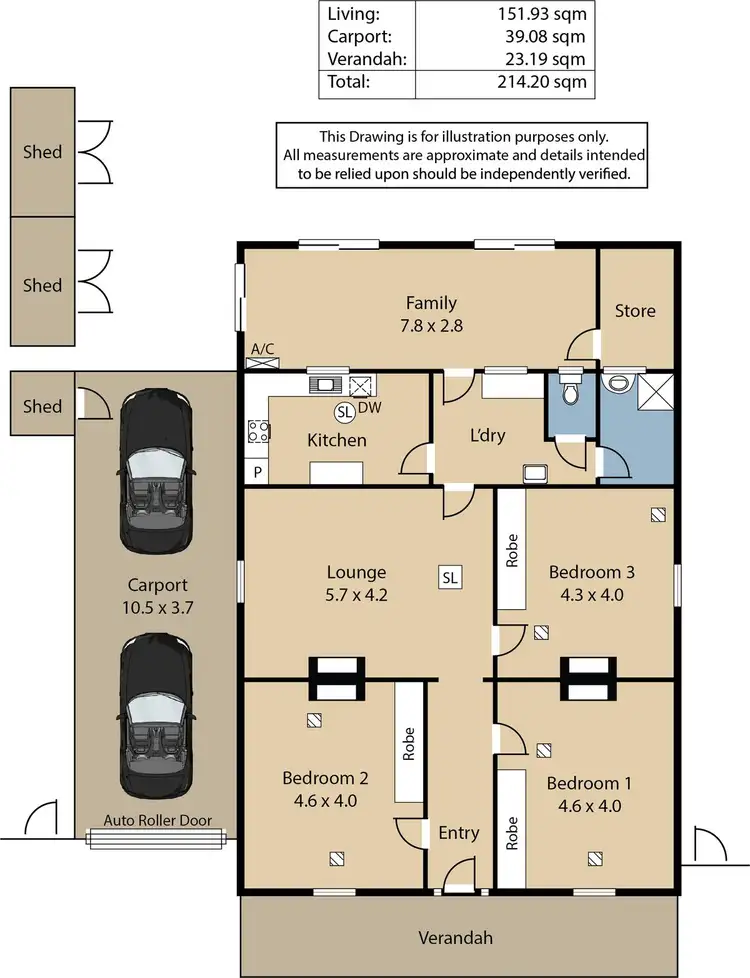 Floorplan of Homely house listing, 48 Panter Street, Willaston SA 5118