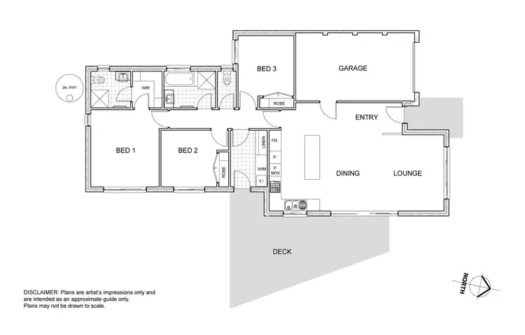 Floorplan of Homely house listing, 22 Sisely Street, Macgregor ACT 2615