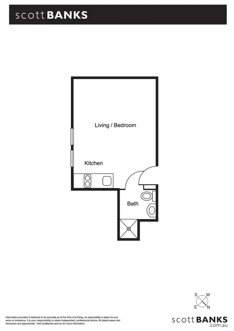 Floorplan of Homely apartment listing, 104/1 Donald Street, Prahran VIC 3181