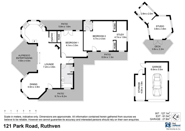 Floorplan of Homely house listing, 121 Park Road, Ruthven NSW 2480