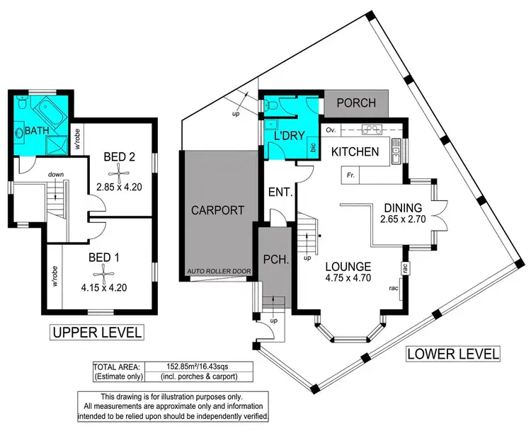 Floorplan of Homely house listing, 2/479 Military Road, Grange SA 5022