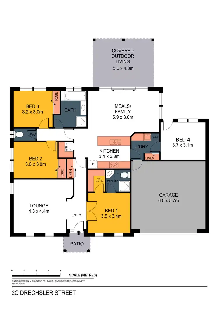 Floorplan of Homely house listing, 2C Drechsler Street, Flora Hill VIC 3550