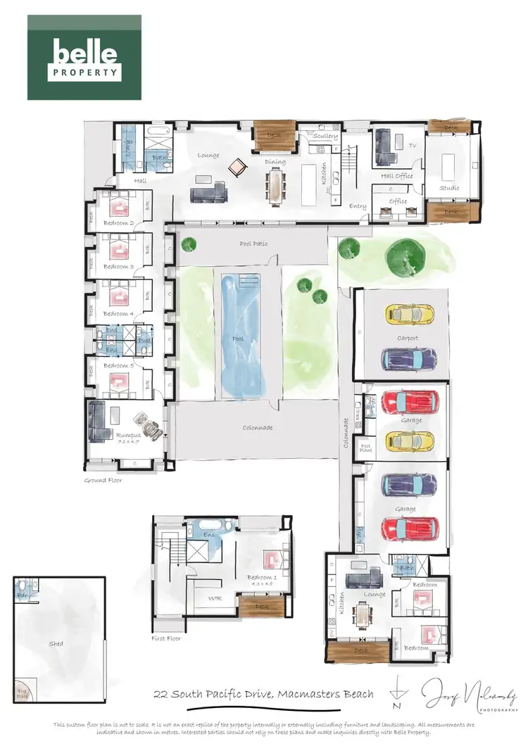 Floorplan of Homely house listing, 22 South Pacific Drive, Macmasters Beach NSW 2251