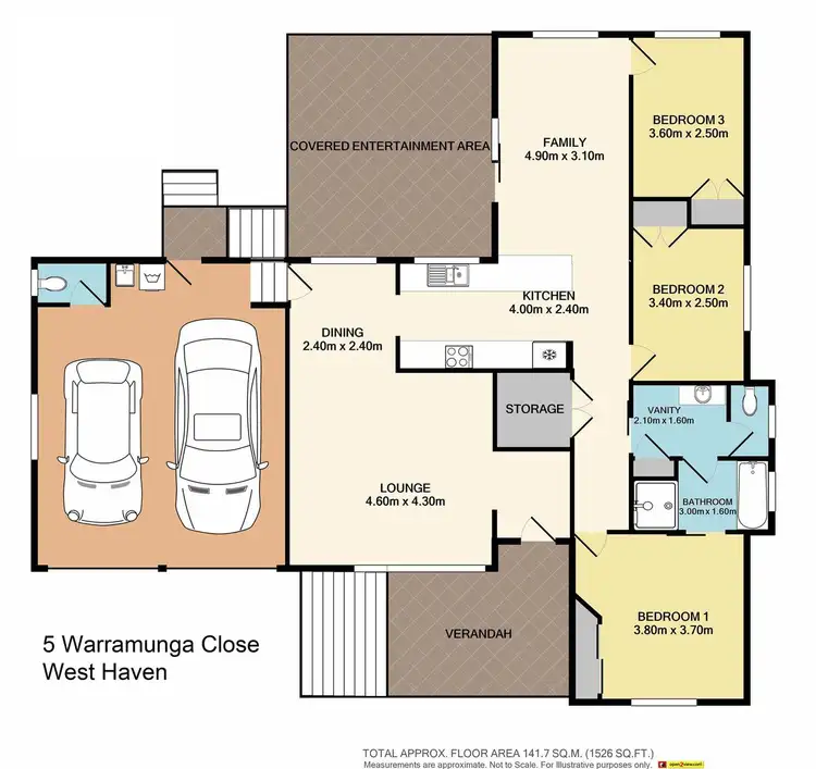 Floorplan of Homely house listing, 5 Warramunga Close, West Haven NSW 2443