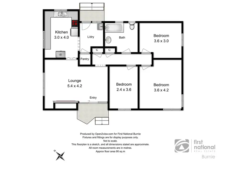 Floorplan of Homely house listing, 14 Kent Avenue, Acton TAS 7320