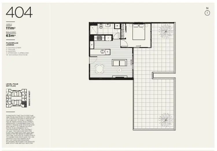 Floorplan of Homely apartment listing, 404/37 Breese Street, Brunswick VIC 3056