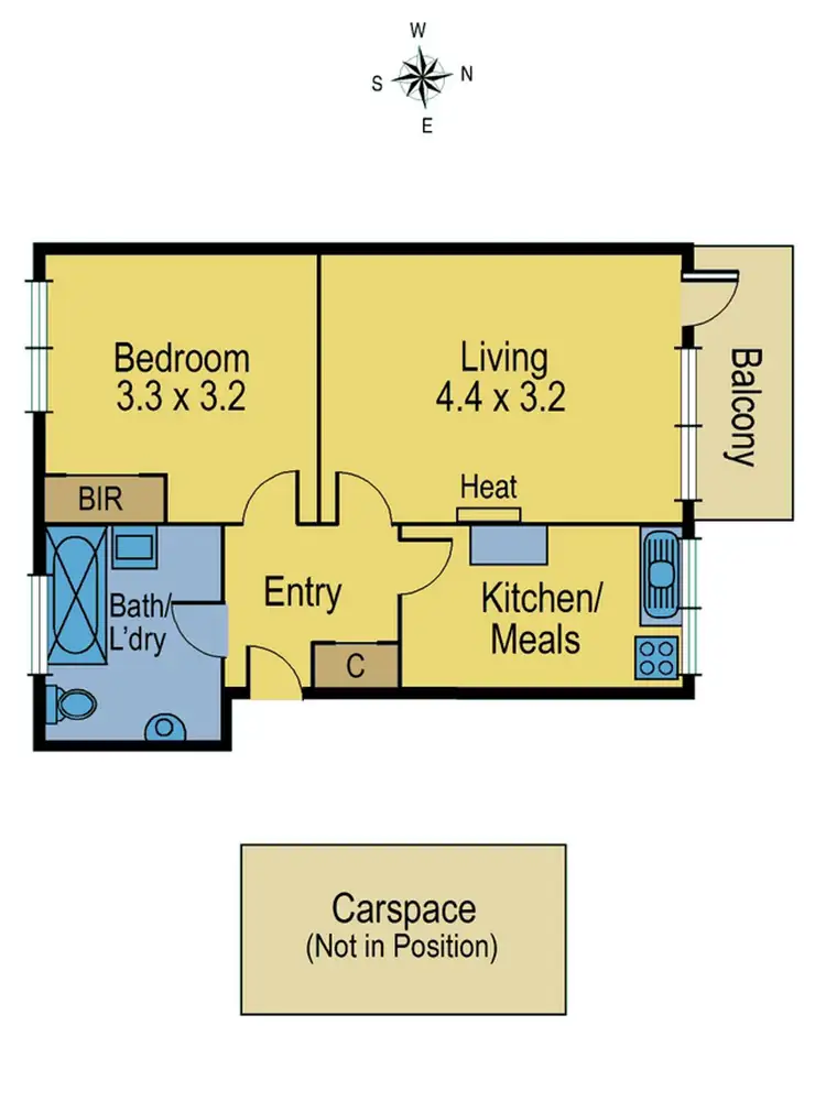 Floorplan of Homely apartment listing, 4/116 Ascot Vale Road, Flemington VIC 3031