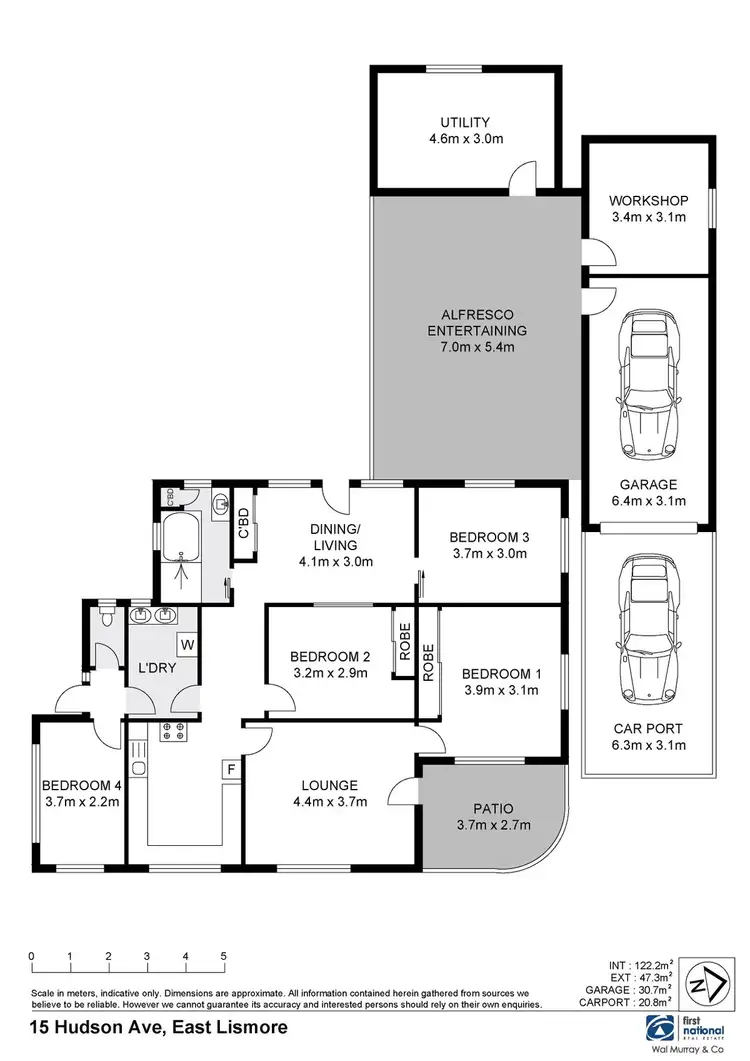 Floorplan of Homely house listing, 15 Hudson Avenue, East Lismore NSW 2480
