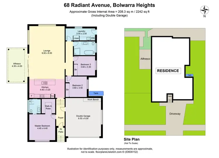 Floorplan of Homely house listing, 68 Radiant Avenue, Bolwarra Heights NSW 2320
