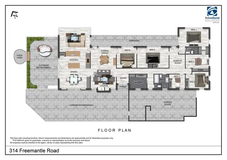 Floorplan of Homely house listing, 314 Freemantle Road, Mount Rankin NSW 2795