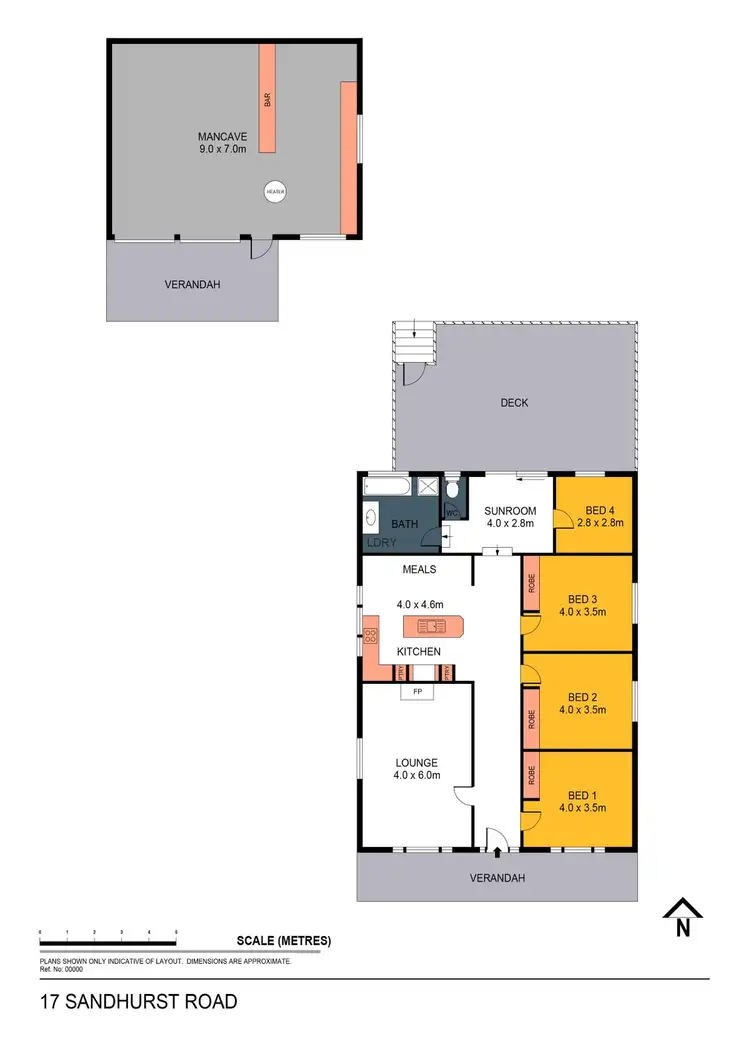 Floorplan of Homely house listing, 17 Sandhurst Road, California Gully VIC 3556